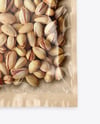 Kraft Package with Pistachios Mockup