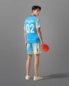 Asian Man Wearing Table Tennis Uniform Mockup