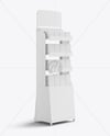 Display Stand with Boxes Mockup