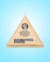 Kraft Triangular Package Mockup