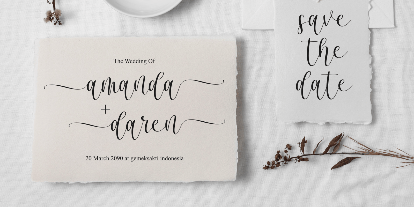 Hindia - Handwritten Script With Swash TailsHindia is an exquisite handwritten font, masterfully des