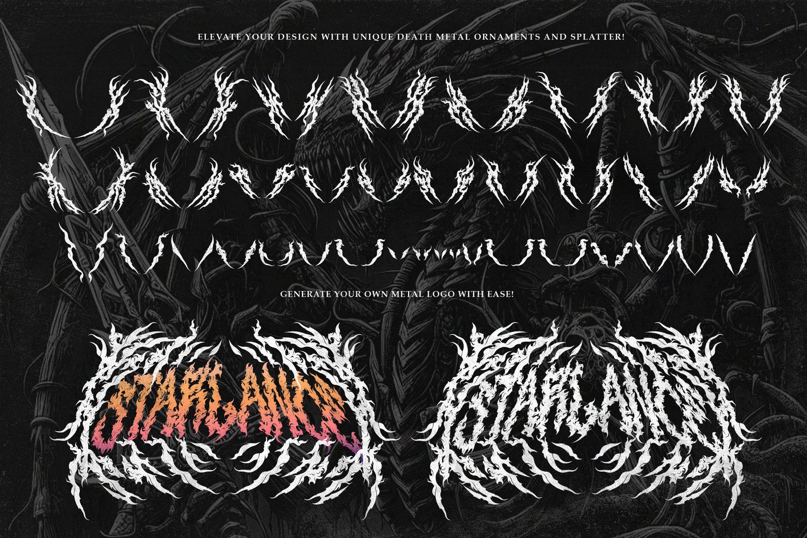 Mephisto – A True Black Metal Typeface