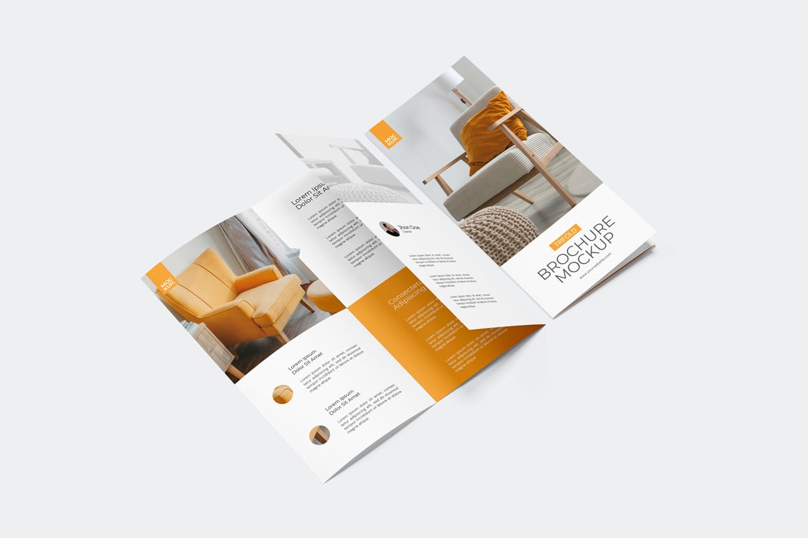Trifold Brochure Mockup