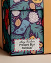 Christmas Present Box with Big Bow Mockup