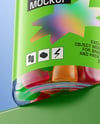 Plastic Bottle with Gummies Mockup