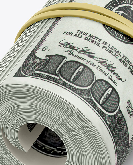 Money Roll Mockup