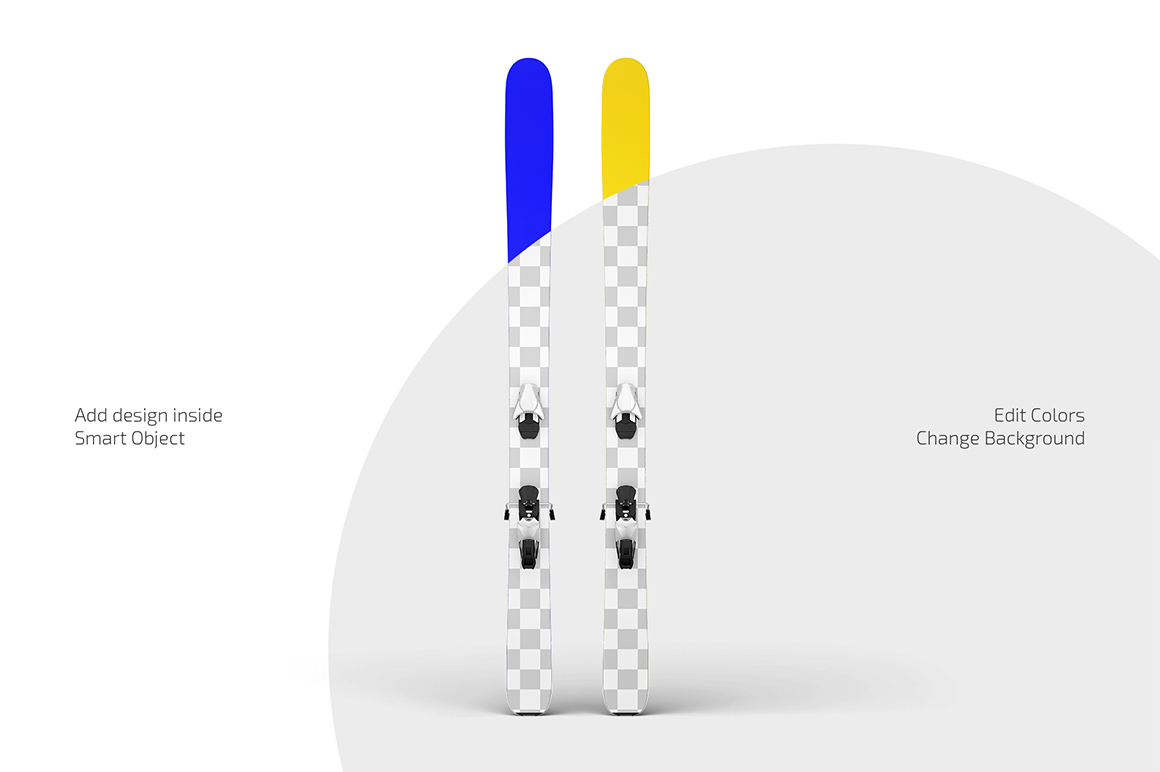 Ski Mockup Set