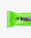 Glossy Snack Package Mockup