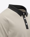 Men's Casual Polo Shirt Mockup