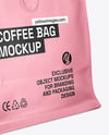 Matte Coffee Bag Mockup