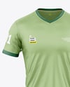 V-Neck Rugby Jersey Mockup - Front View