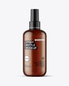 Frosted Amber Spray Bottle Mockup