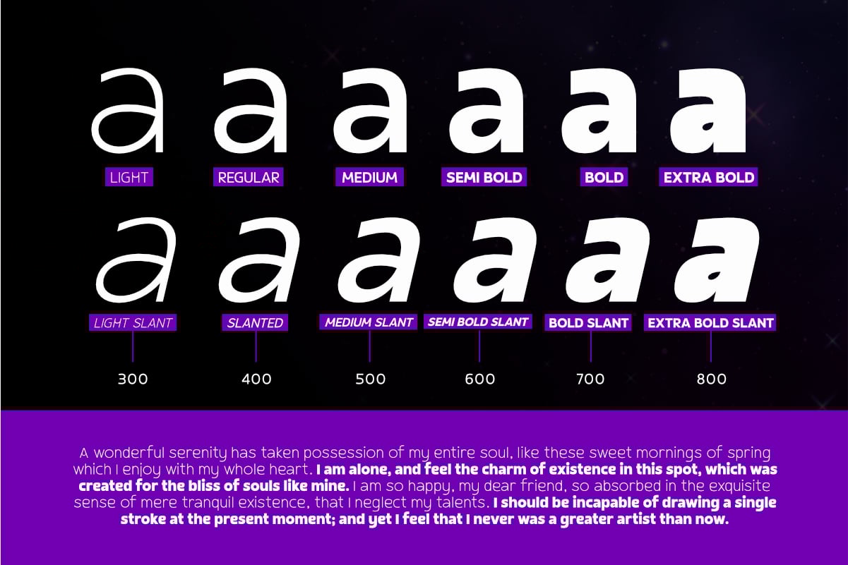 Gleh - Sans Serif Family Typeface