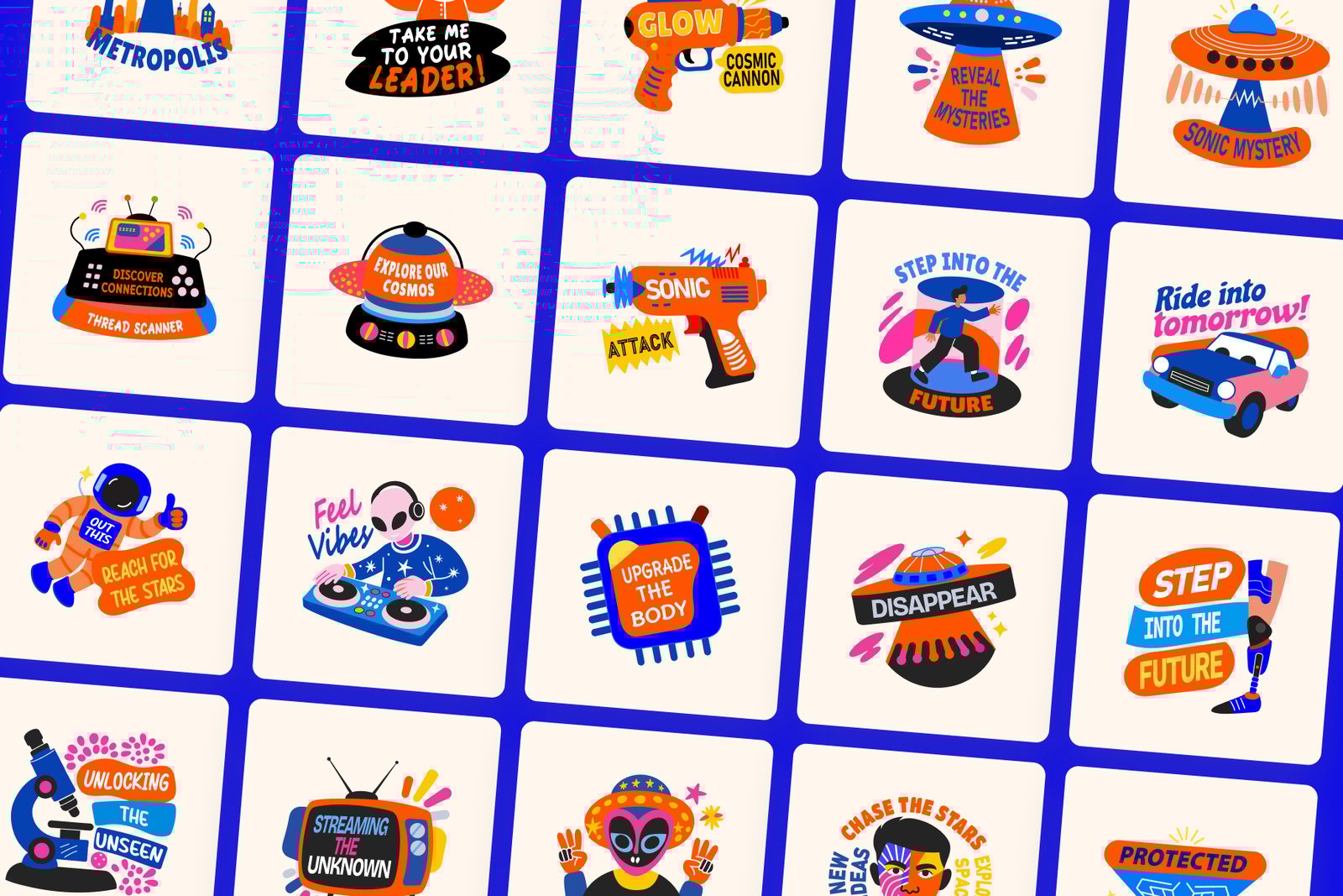 Space and Sci Fi Stickers