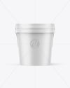 Matte Ice Cream Cup Mockup