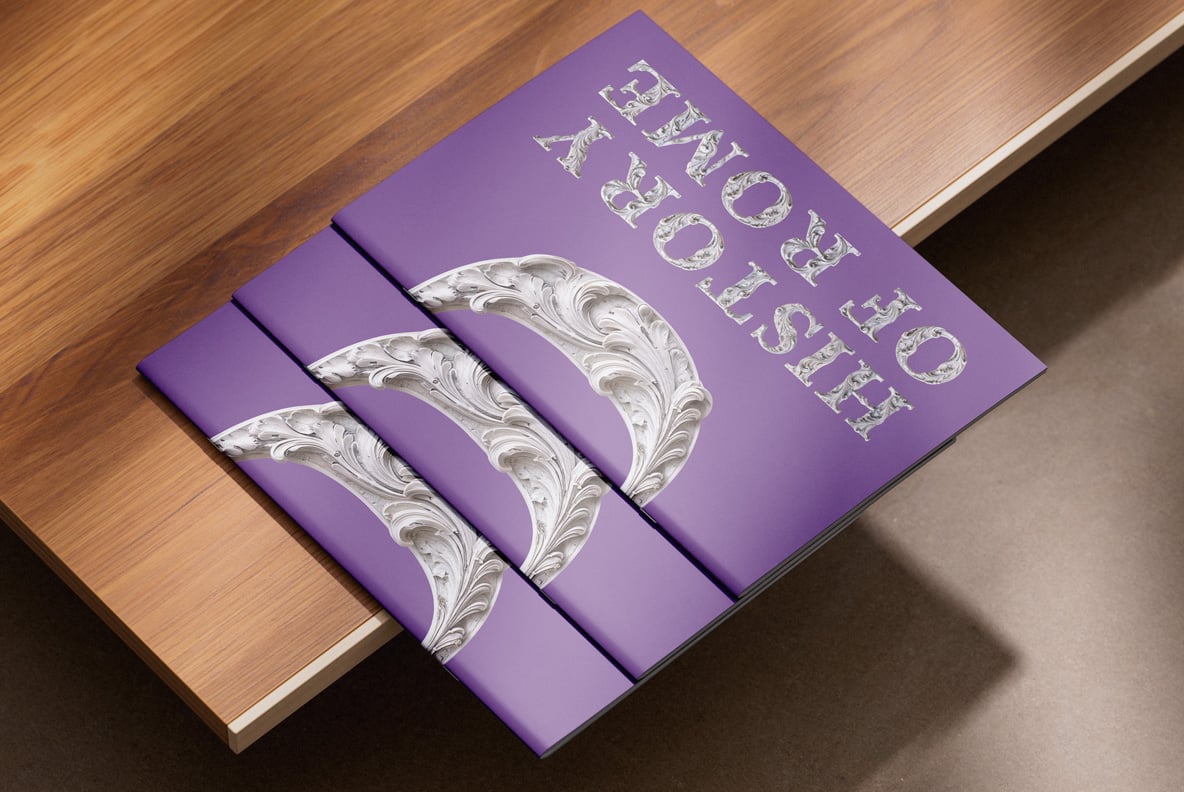 Marble bas-relief Font
