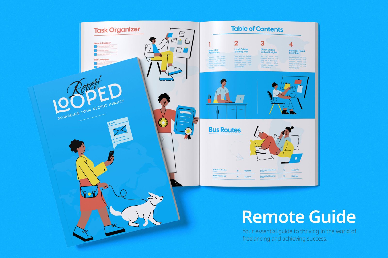Freelancer Illustration Art Set