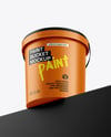 Matte Plastic Bucket Mockup