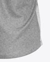 Heather T-Shirt Mockup - Back Half Side View