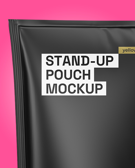 Matte Stand-up Pouch Mockup