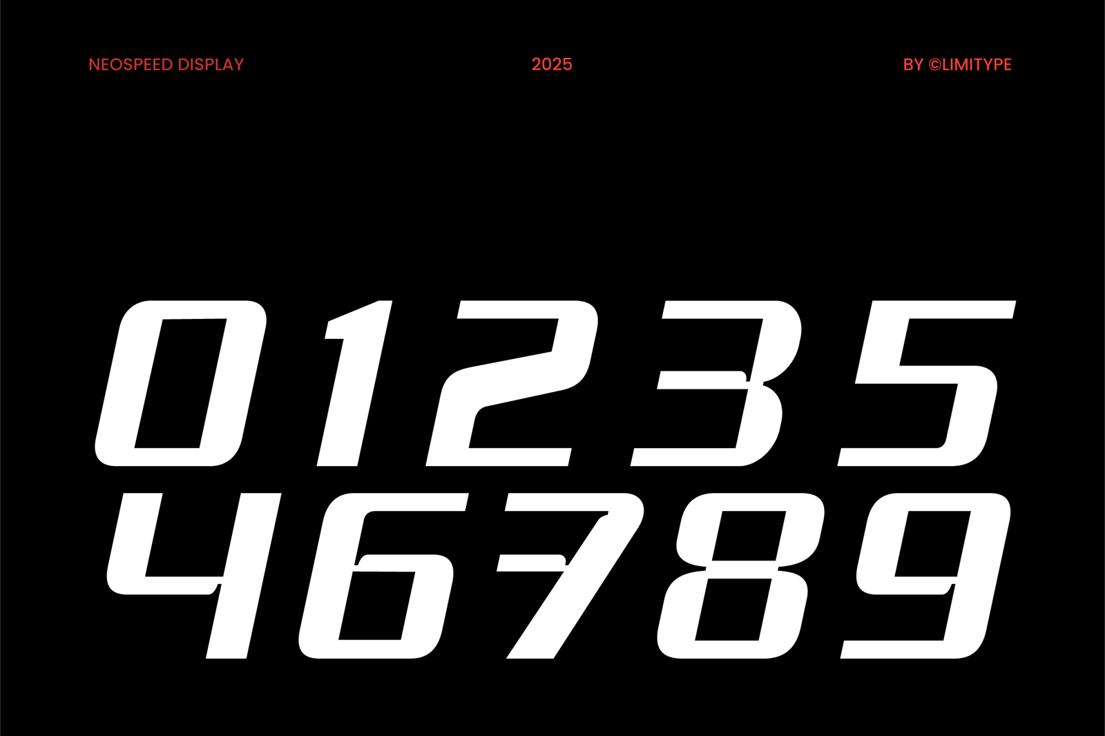 Neospeed - Futuristic Font