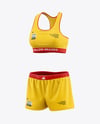 Women's Sport Kit Mockup - Half Side View