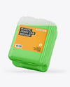 Transparent Plastic 5L Jerrycan Mockup