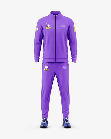 Men's Sport Suit Mockup - Front View