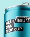 Aluminium Drink Can Mockup