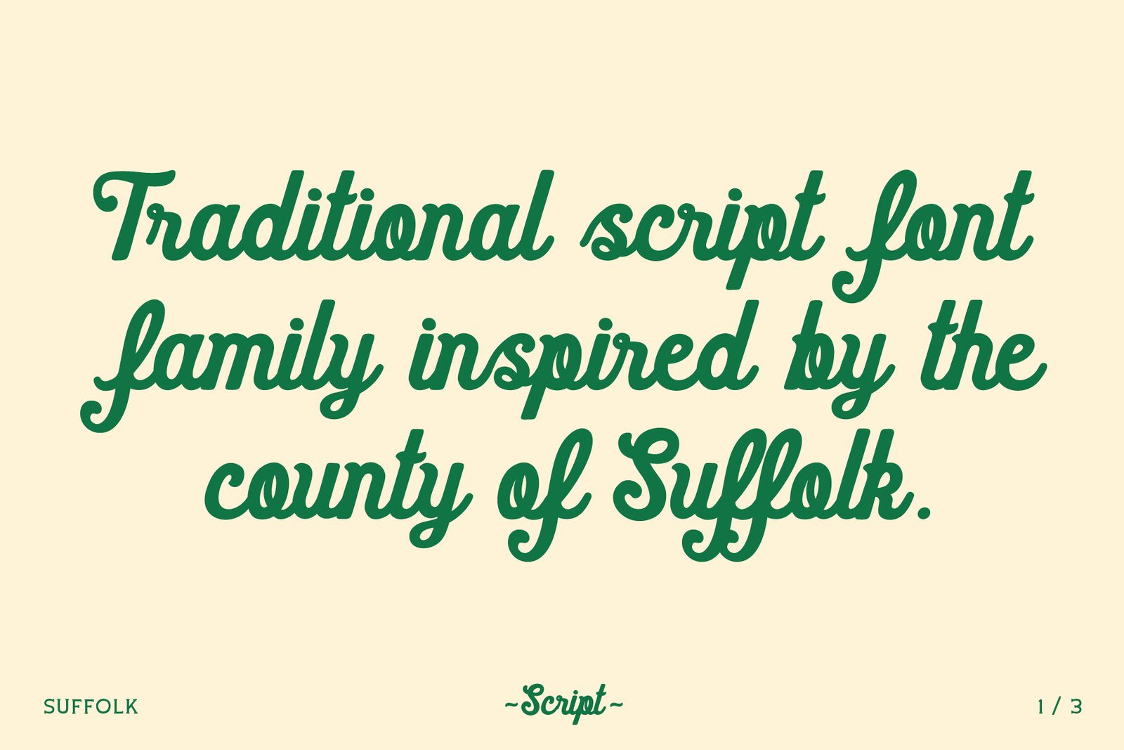 Suffolk Font Family