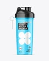 Glossy Sports Bottle Mockup