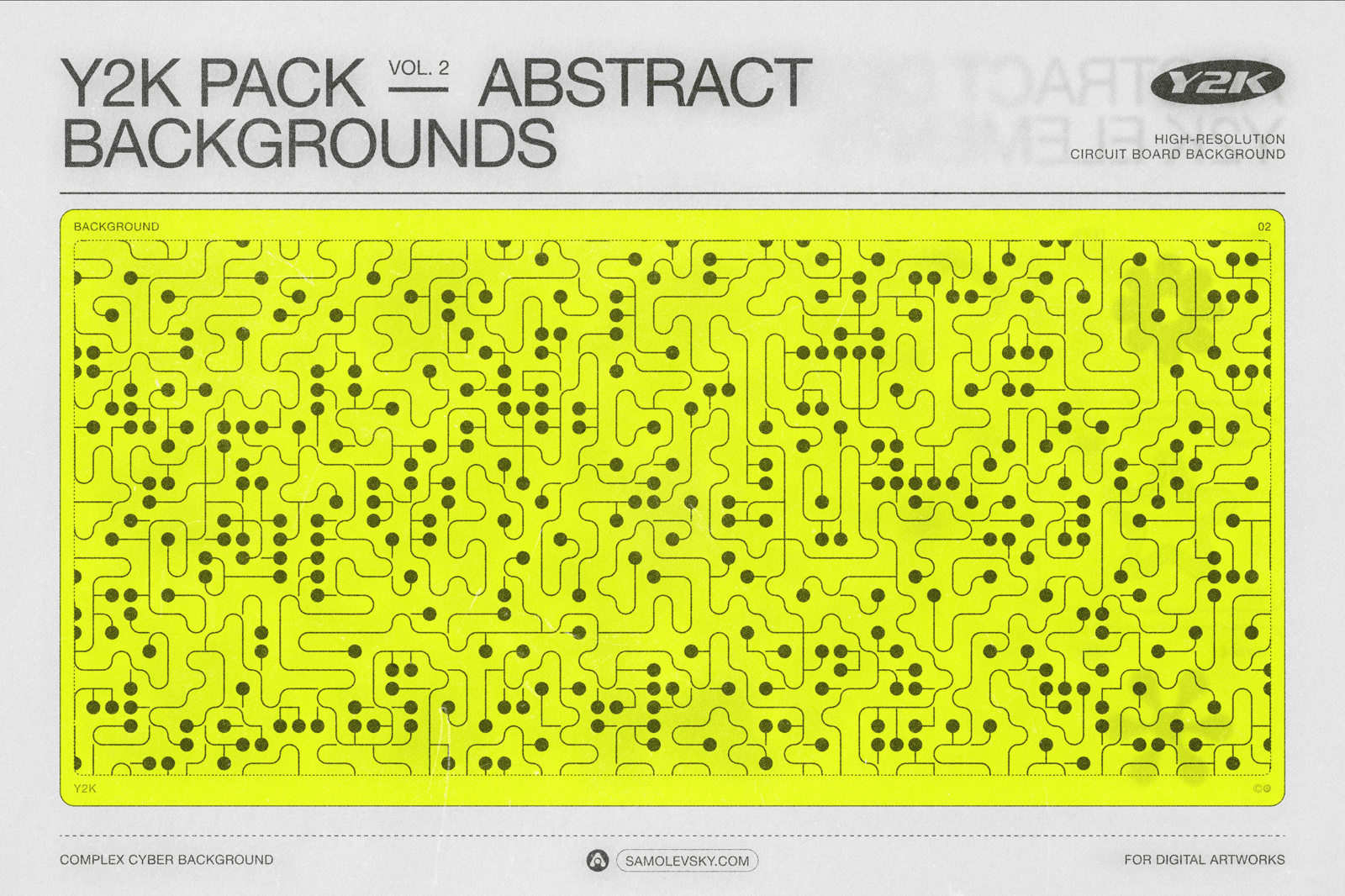 190 Y2K Vector Shapes and Design Elements Pack Vol. 2