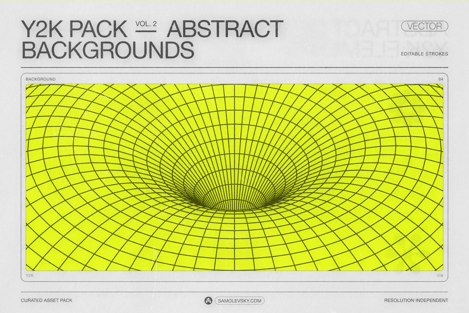190 Y2K Vector Shapes and Design Elements Pack Vol. 2