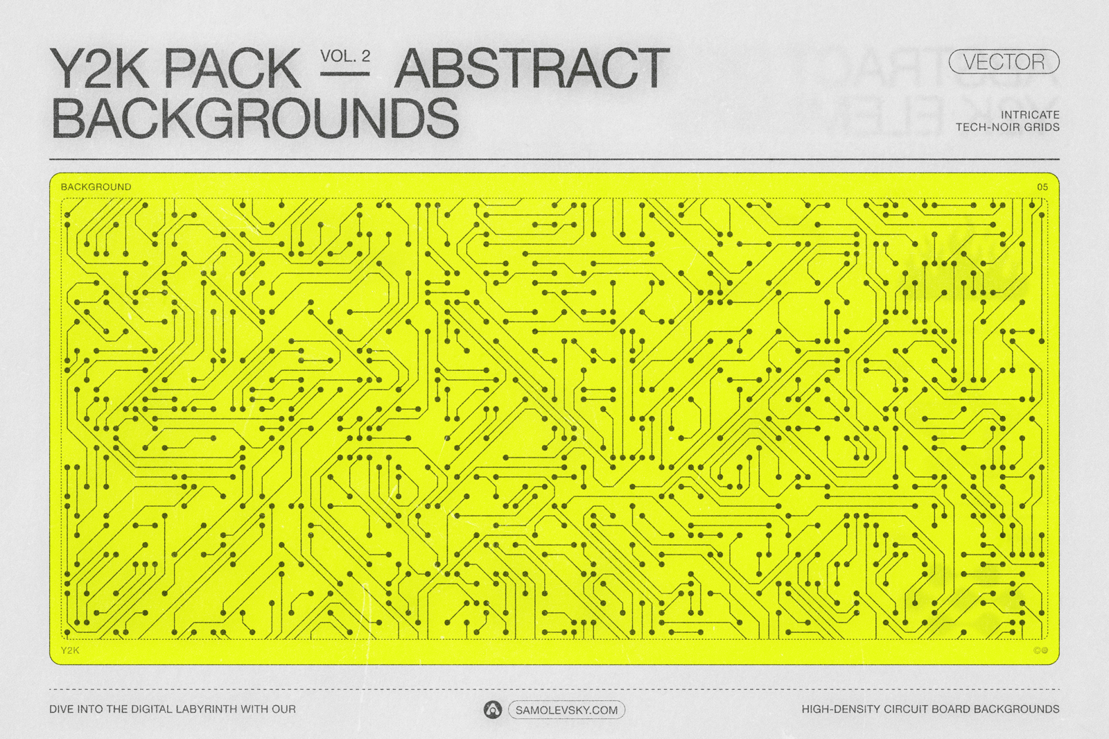 190 Y2K Vector Shapes and Design Elements Pack Vol. 2