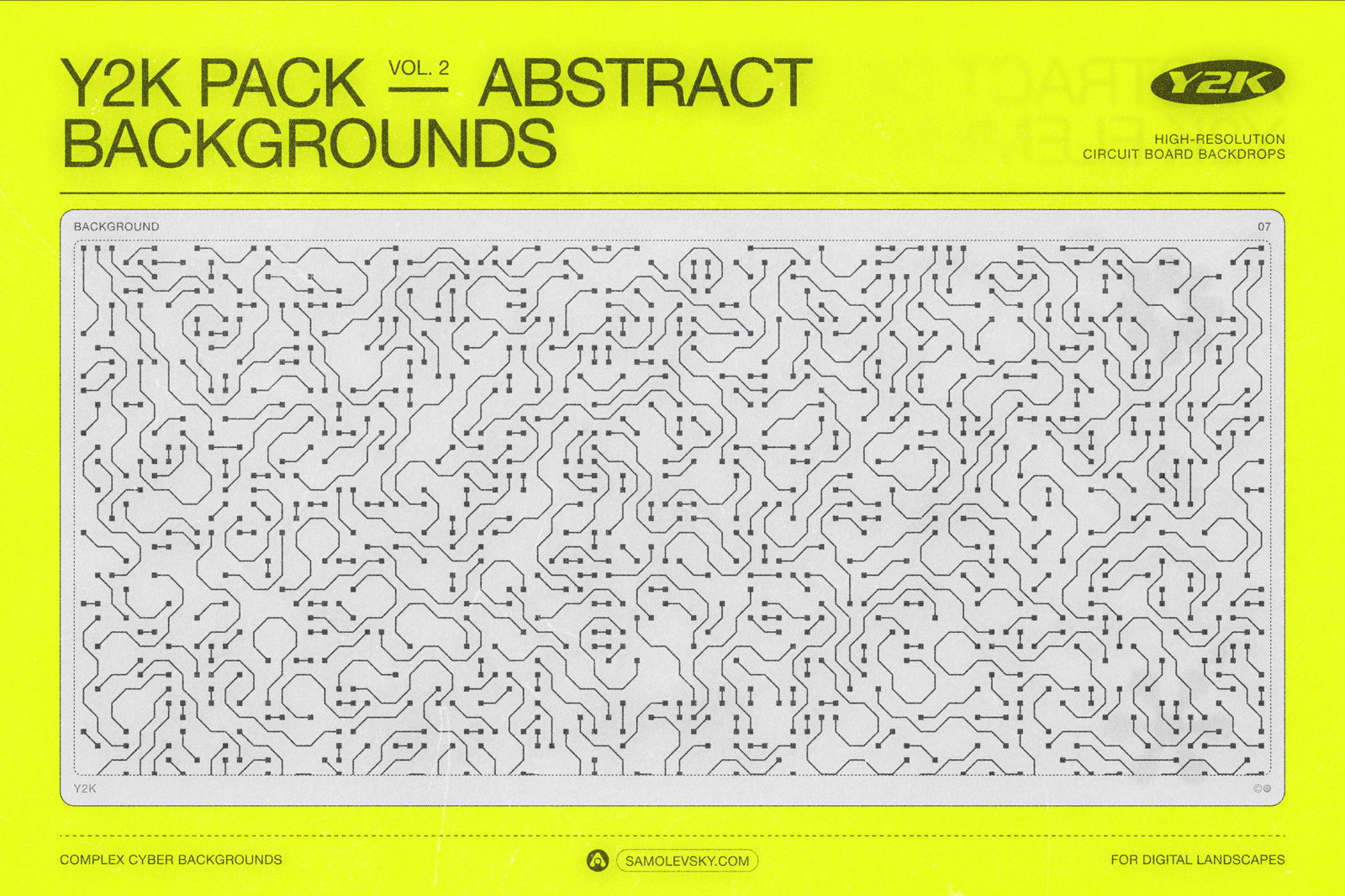 190 Y2K Vector Shapes and Design Elements Pack Vol. 2