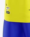 Kids Sports Kit Mockup - Back Half Side View