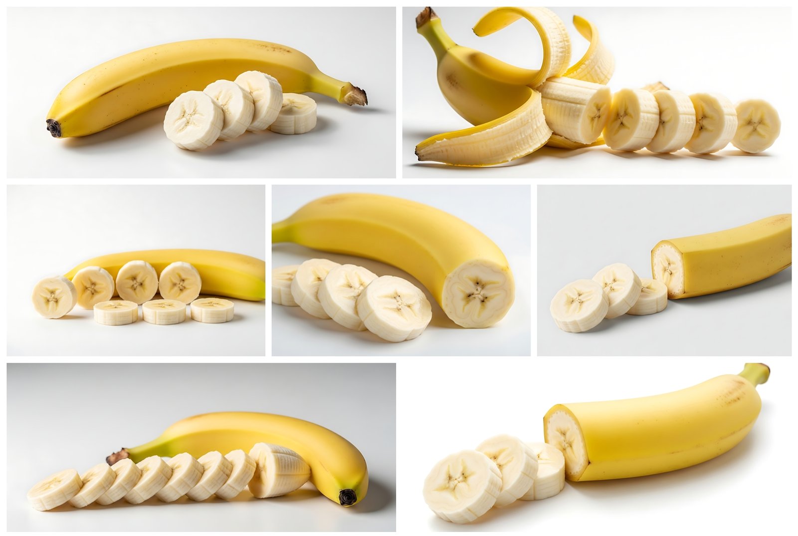 80 Fresh Banana Slice Stock Photos for Creators