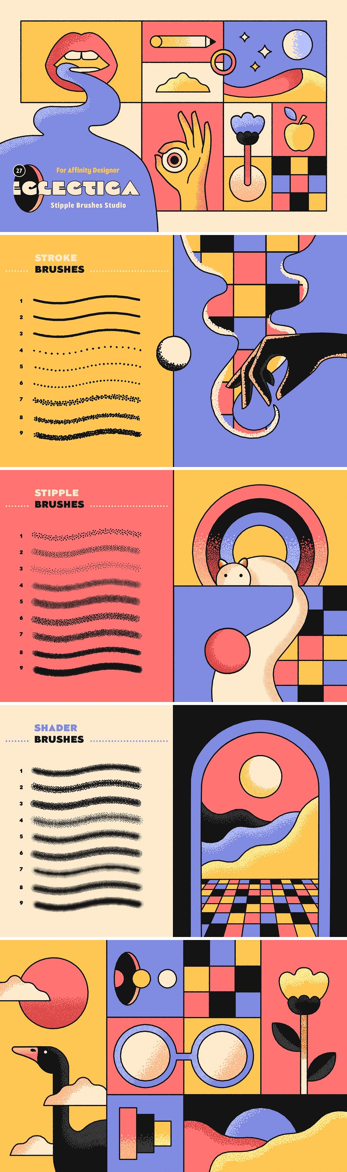 12-in-1 Affinity Brushes Bundle