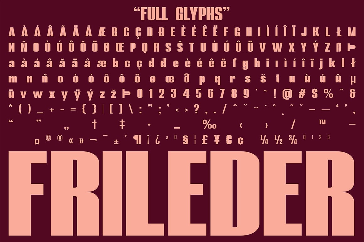 Frileder Font