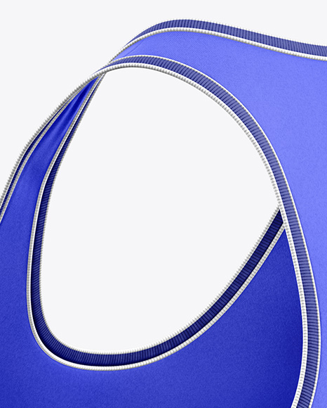 Women's Tank Top Mockup - Back Half Side View