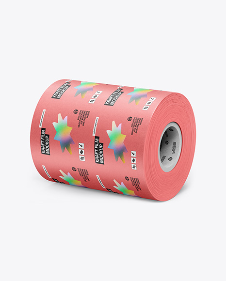 Kraft Paper Roll Mockup - Stationery mockups