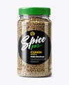 Plastic Spice Jar with Whole Cumin Mockup