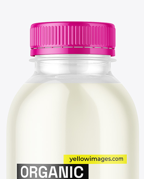 Plastic Milk Bottle Mockup