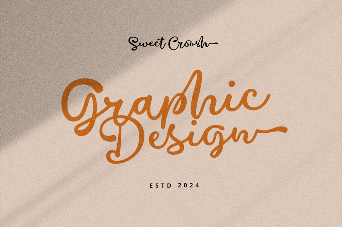 Sweet Croosh Script Font