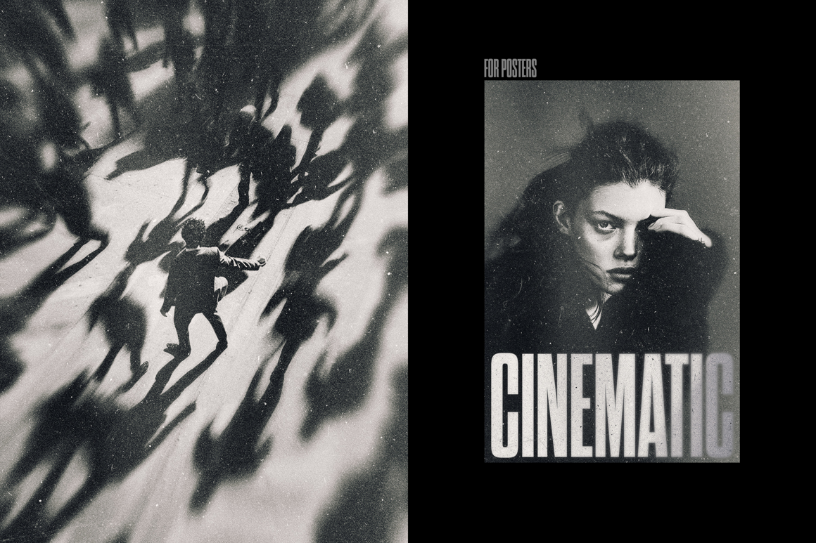 Retro Cinema Film Poster Photo Effect