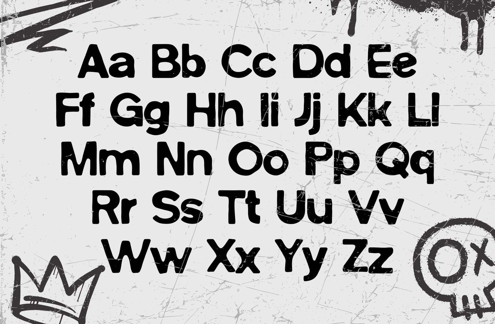 Fledora Dirty – Bold Rounded Grunge Display