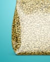 Transparent Package with Green Buckwheat Mockup