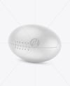 Vintage Leather Rugby Ball Mockup