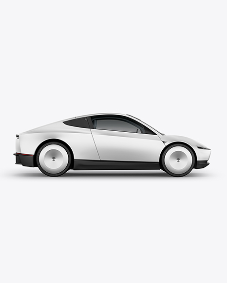 Electric RoboCab Mockup - Side View