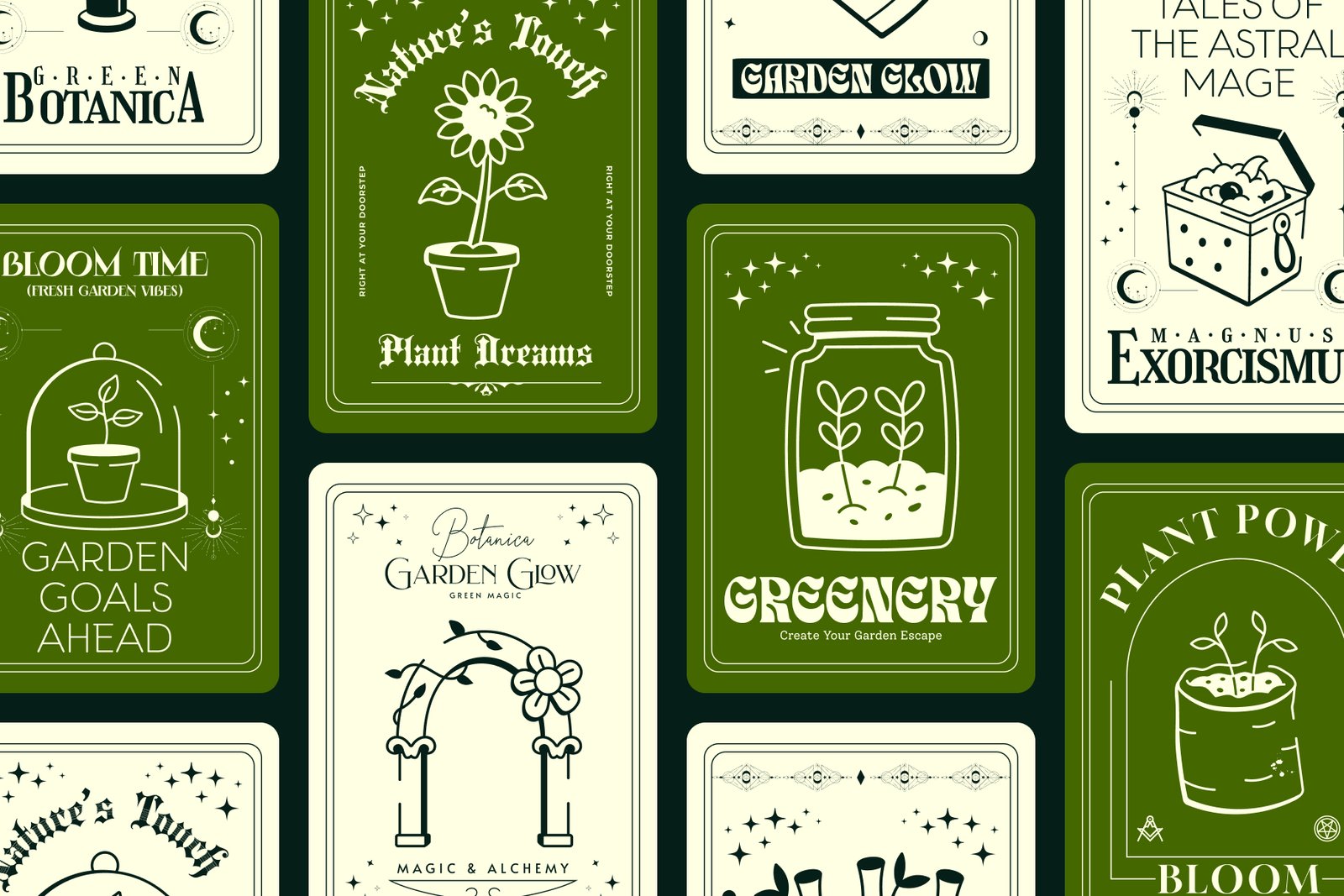 Gardening Doodles Art Set